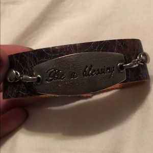 Lenny and Eva leather cuff bracelet